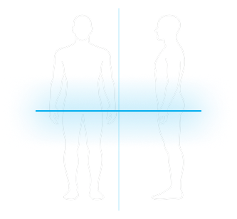 Body silhouette scan